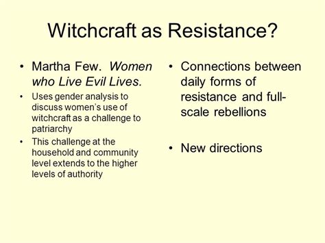 From Salem to the Present: The Continuing Link between Disobedience and Witchcraft